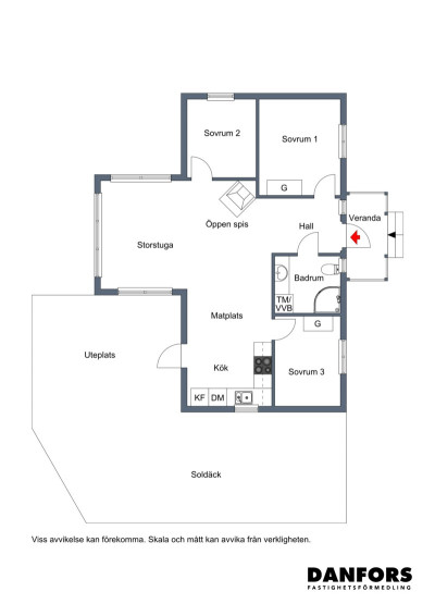 Planritning Lodjursvägen 10