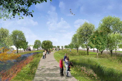 Illustrationsbild - naturpark Allarp Allarp,  tomter för villor och parhus