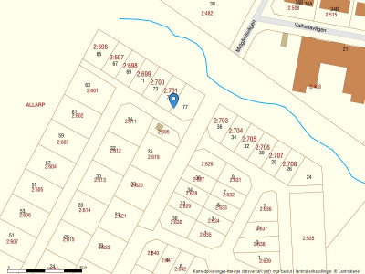 Fastighetskarta Tors väg 65B