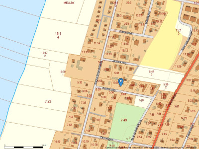 Fastighetskarta Karins väg 3