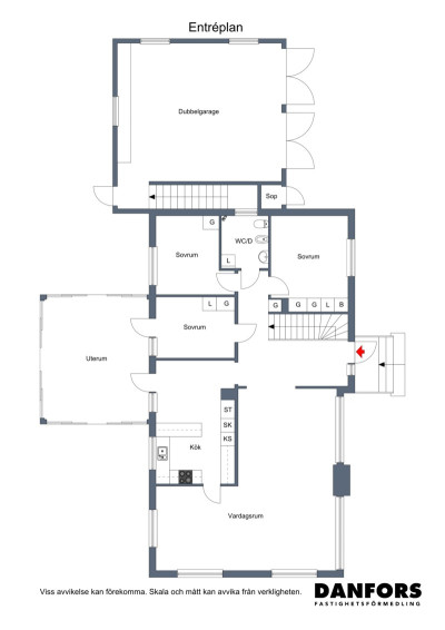 Planritning Bergsvägen 20