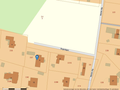 Fastighetskarta Ängsvägen 6