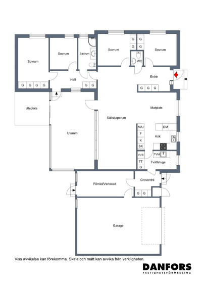 Planritning Gitarrgatan 14
