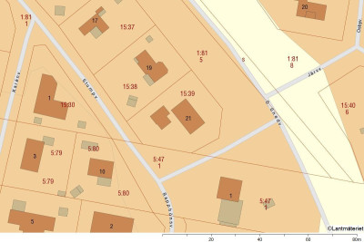 Fastighetskarta Stumpvägen 21