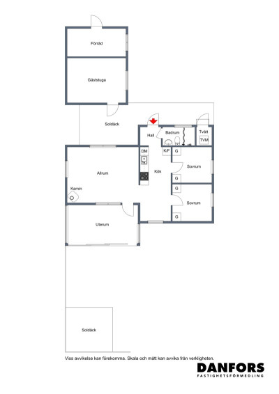 Planritning Karins väg 3