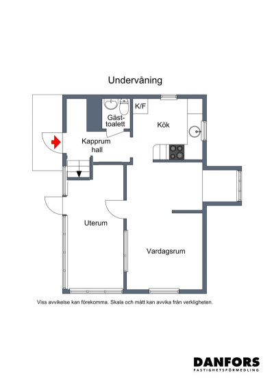 Planritning entréplan Mellangatan 4