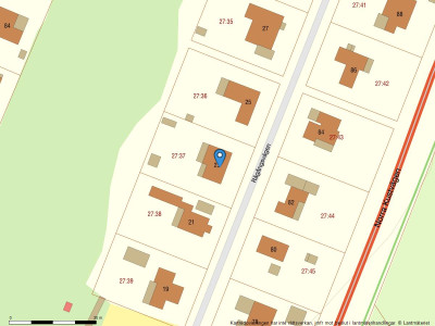 Fastighetskarta Rågångsvägen 23