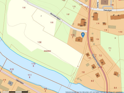 Fastighetskarta Stationsvägen 22