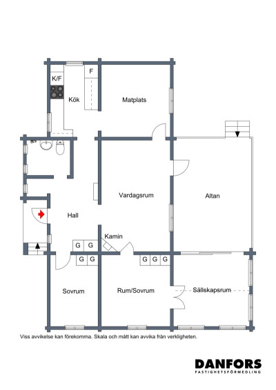 Planritning Måsvägen 18