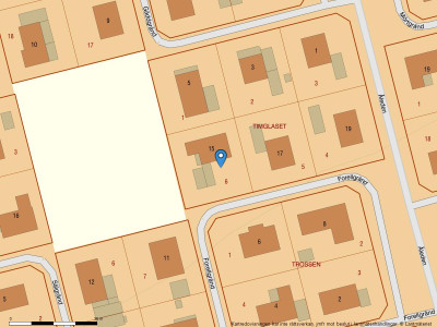 Fastighetskarta Forellgränd 15