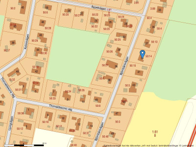 Fastighetskarta Björnbärsvägen 39