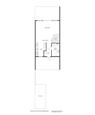 Planritning BV Valhallavägen 10B