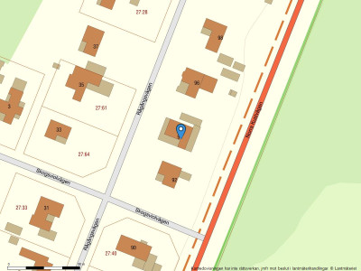 Fastighetskarta Rågångsvägen 94