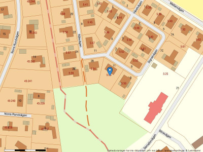 Fastighetskarta Signalvägen 11