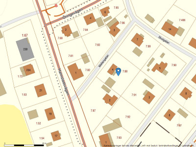 Fastighetskarta Mellangatan 4