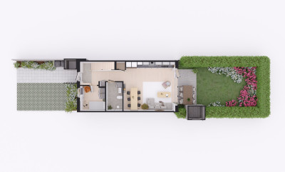 3D-plan Entréplan Iduns väg 10B