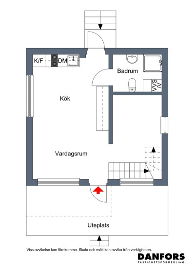 Planritning Björkvägen 2J