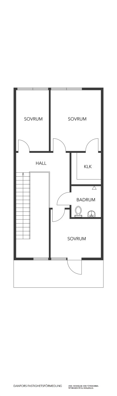 Planskiss plan 2 Tors väg 75B
