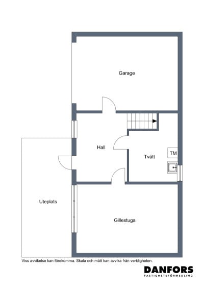 Nedervåning/källarplan Högarydsvägen 67