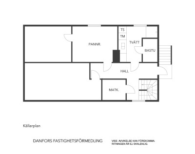 Planritning källare Planritning källare Otterdalsvägen 24