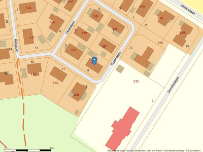 Fastighetskarta Signalvägen 8