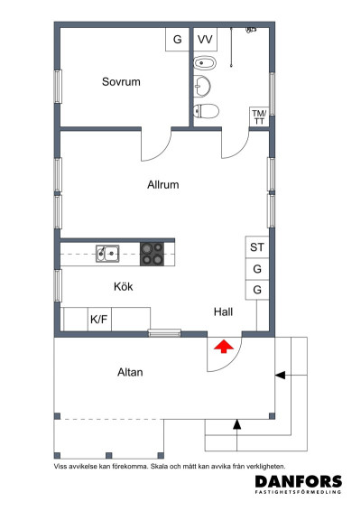 Planritning Pilfinksvägen 1