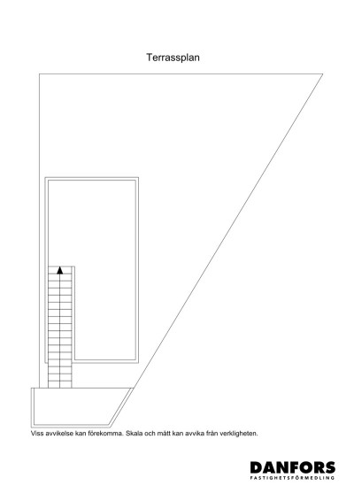 Planritning takterrass Planritning takterrass Iduns väg 2A