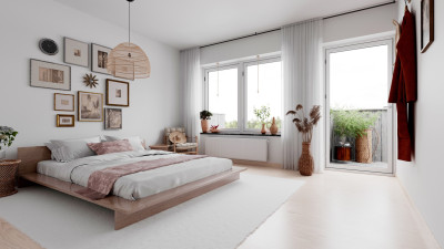 Sovrum med balkong Iduns väg 10B