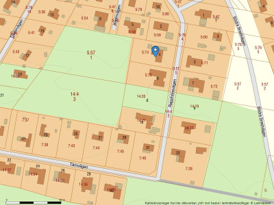 Fastighetskarta Rapphönsvägen 4