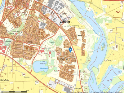 Fastighetskarta Körvelgången 21