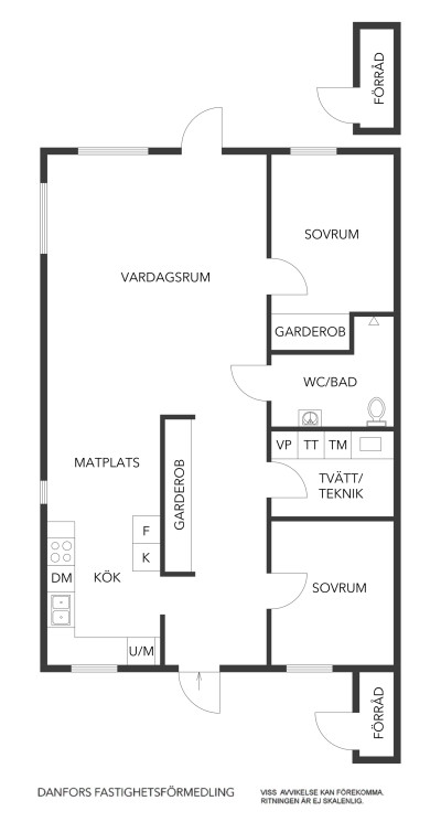 Planskiss Smultronvägen 2A-B m.fl.