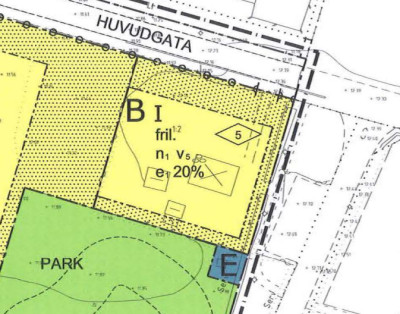 Utdrag Plankarta Viktor Ewalds väg 18