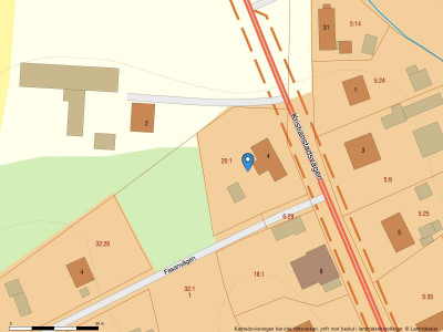 Fastighetskarta Kristianstadsvägen 4
