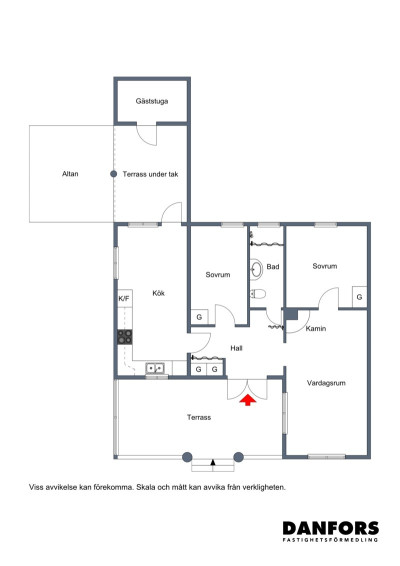 Planritning Tallhagsvägen 17