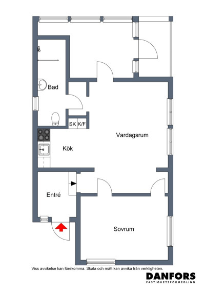 Planritning Bögilts stugområde 172