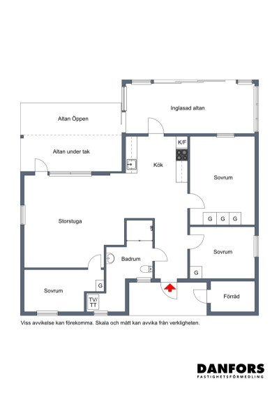 Planritning Rågångsvägen 23