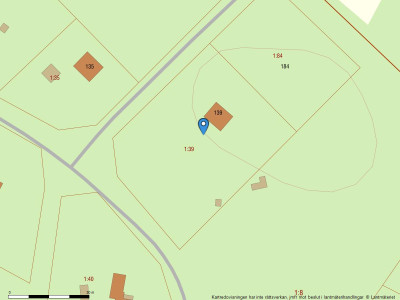 Fastighetskarta Bögilts stugområde 139