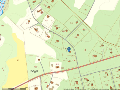 Fastighetskarta Bögilts stugområde 140