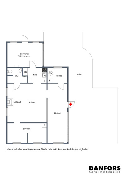 Planlösning Bögilts stugområde 139