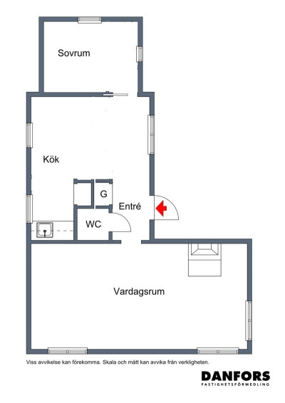 Planritning Hökavägen 9