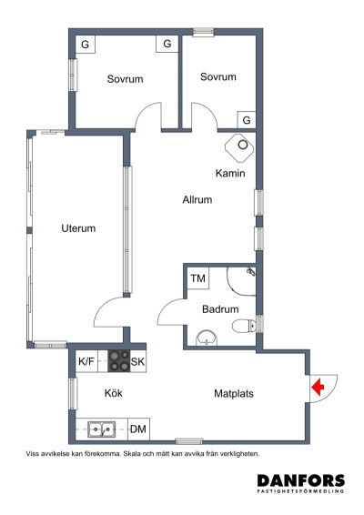 Planritning Kulladalsstigen 4