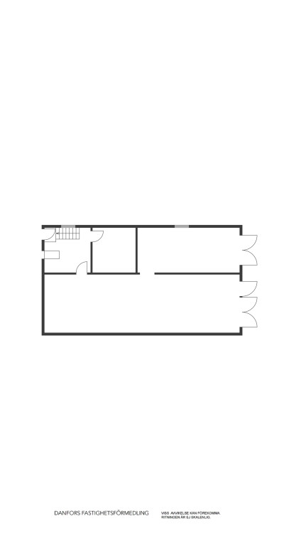 Planskiss källarplan Bäckagårdsvägen 1