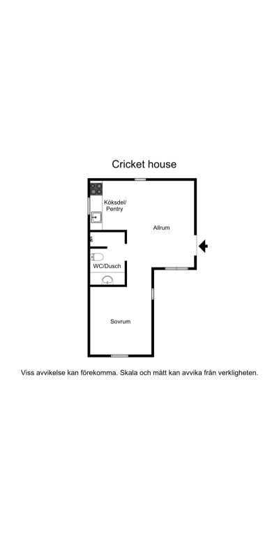  Cricket house Boarpsvägen 218