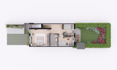 3D-plan Ovanvåning Iduns väg 10B