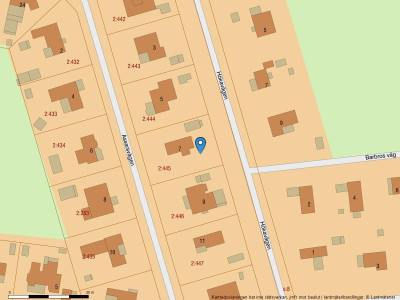 Fastighetskarta Assarsvägen 7