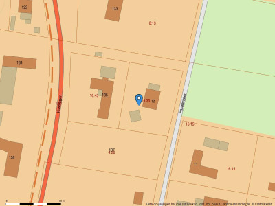 Fastighetskarta Fasanvägen 12