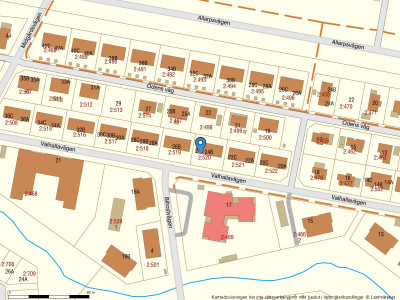 Fastighetskarta Valhallavägen 24C