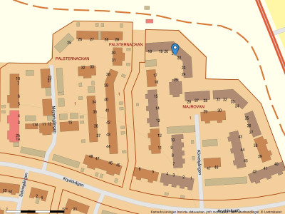 Fastighetskarta Körvelgången 21