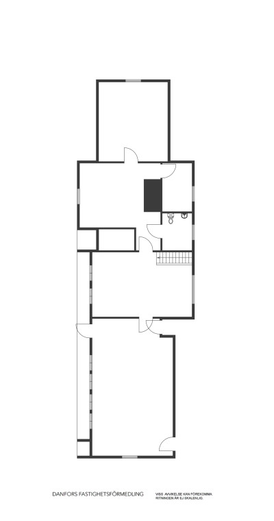 Planskiss ovanvåning Bäckagårdsvägen 1