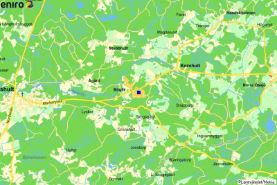 Kartbild Bögilts stugområde 157